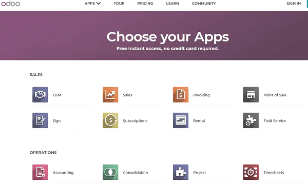 Odoo • Text and Image